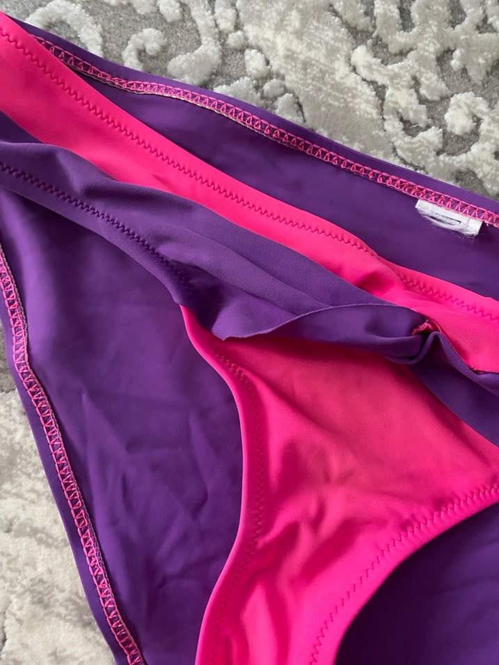 Mor ve Fuşya Renkli Fit Kesim Bikini Altı - Görsel 2