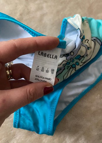 Mavi Pilili Mini Bikini Altı - Görsel 2