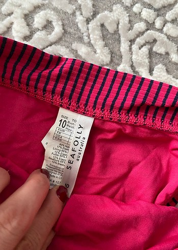 Pembe Çizgili Kadın Bikini Altı - Görsel 2