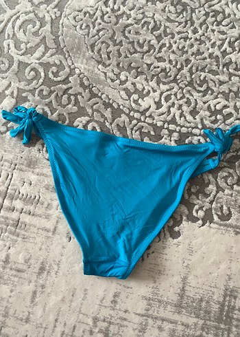 Mavi Bağcıklı Kadın Bikini Altı - Görsel 3
