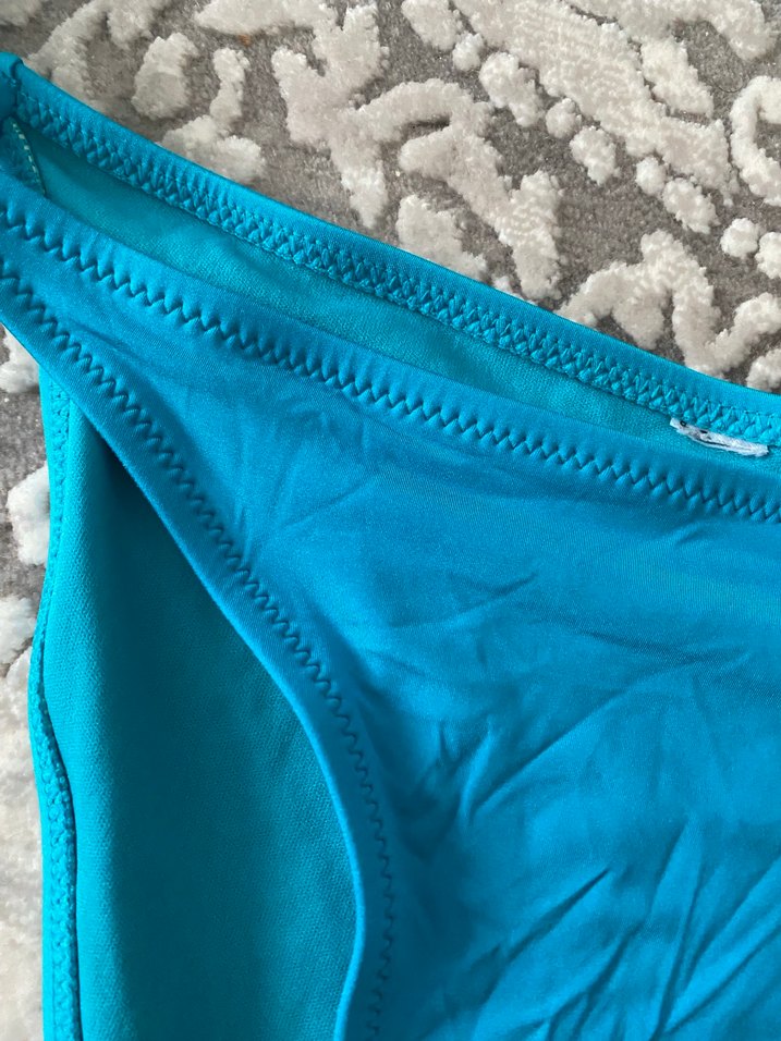 Mavi Bağcıklı Kadın Bikini Altı - Görsel 2