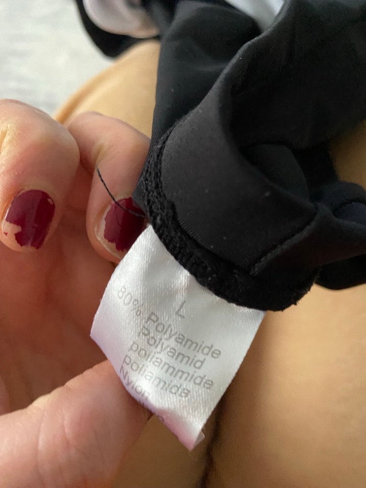 Kadın Siyah Mini Spor Yüzme Şortu - Görsel 2