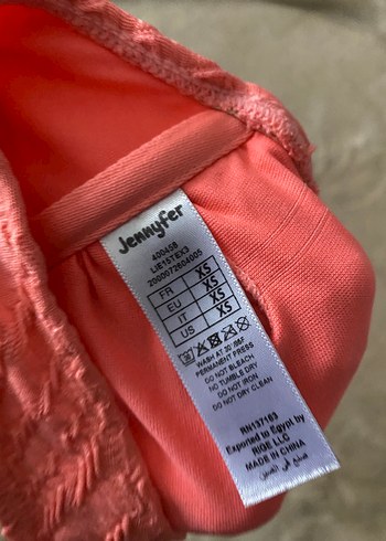 Fermuarlı Pembe Strappy Bikini Üstü - Görsel 3