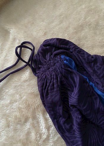 Mor Drapeli Kadın Bikini Altı - Görsel 3