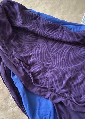 Mor Drapeli Kadın Bikini Altı - Görsel 2