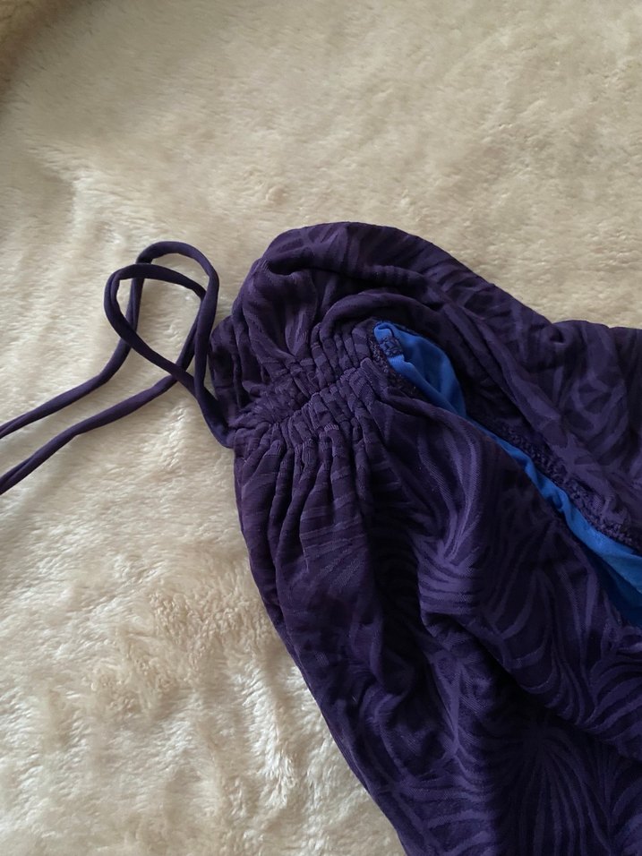 Mor Drapeli Kadın Bikini Altı - Görsel 3