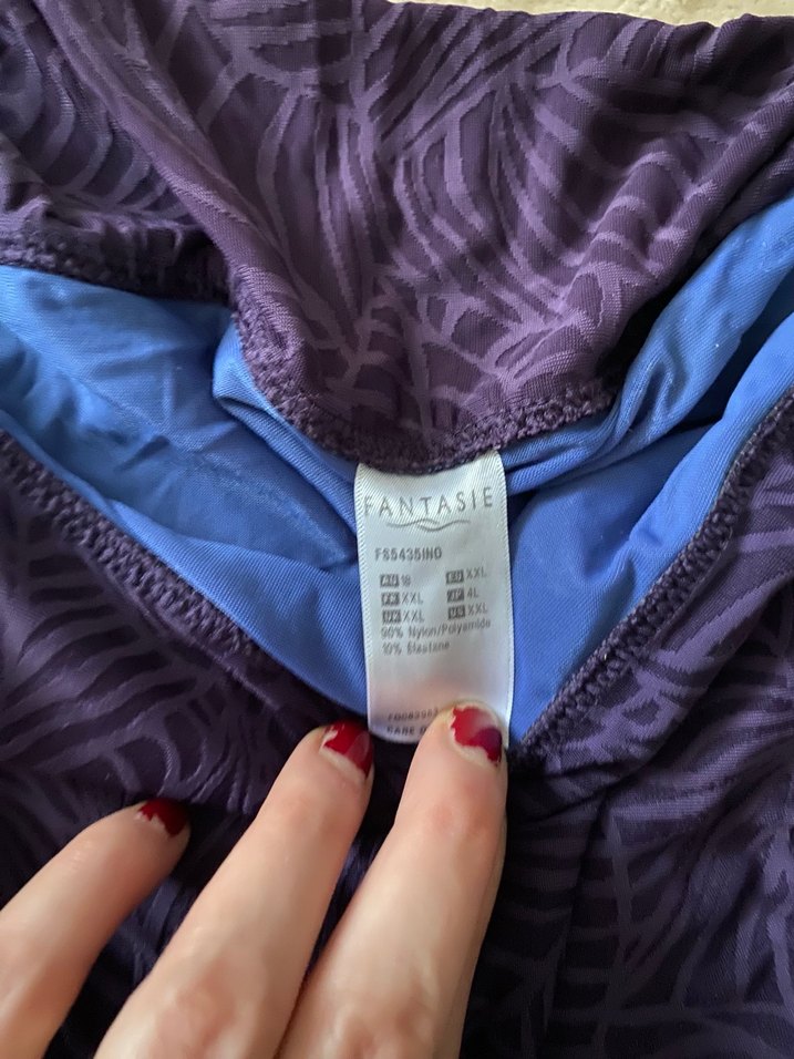 Mor Drapeli Kadın Bikini Altı - Görsel 4