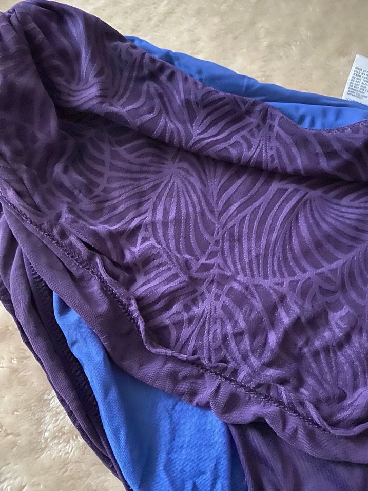 Mor Drapeli Kadın Bikini Altı - Görsel 2