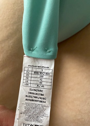 Turkuaz Midi Sütyen - Görsel 5