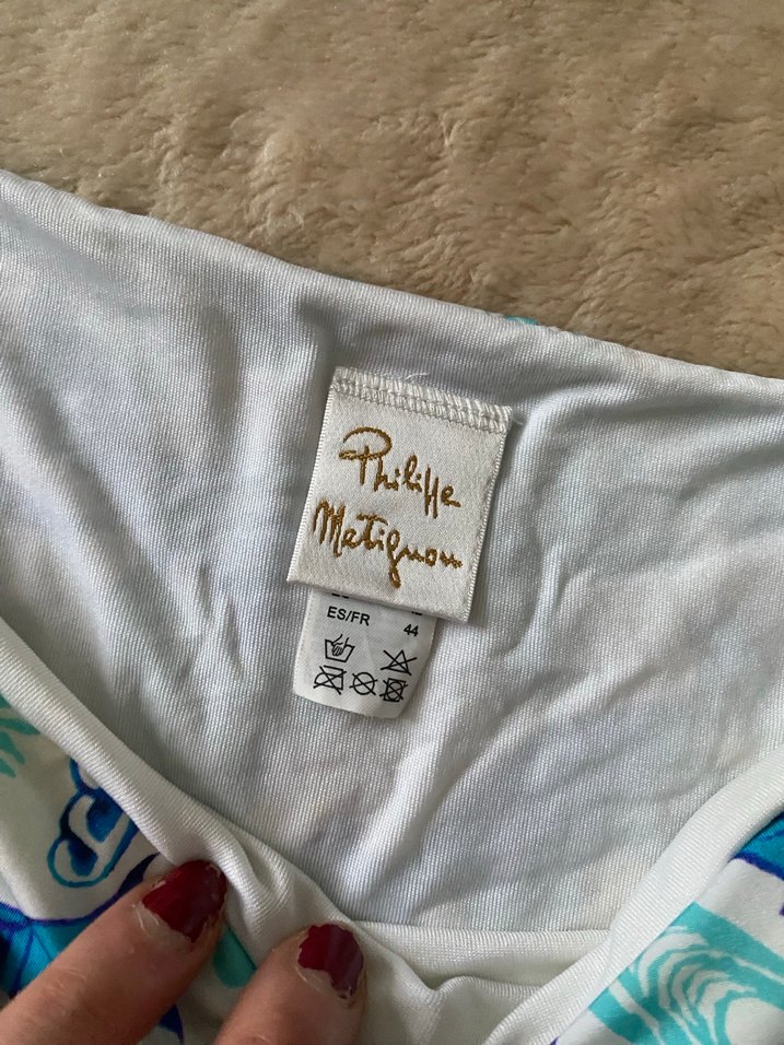 Kadın Mavi Desenli Bikini Altı - Görsel 2