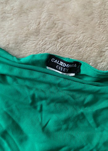 Straplez Koyu Yeşil Bikini Altı - Görsel 2