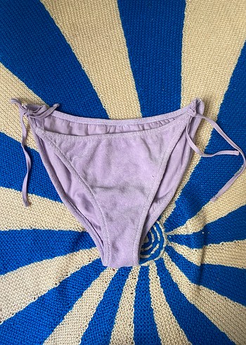 l Beden Mor Bağcıklı Kadın Bikini Altı