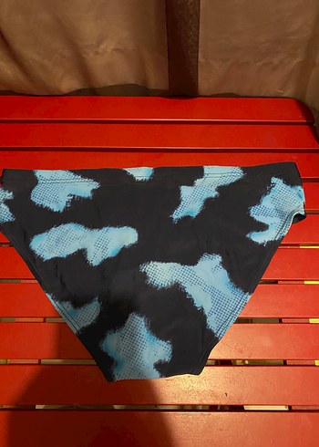 Erkek slip Mavi Bağlama Desenli Mini Bikini Altı - Görsel 4