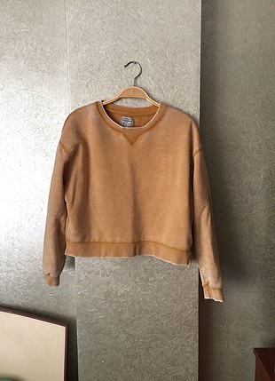m Beden sarı Renk Sarı sweat pull and bear