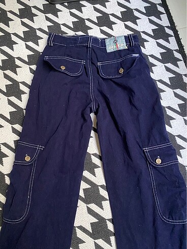 Vintage kargo pantolon