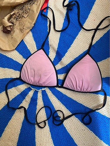 Y2k ipli bikini üst