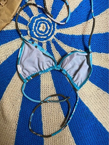 s Beden Y2k ipli bikini üst.