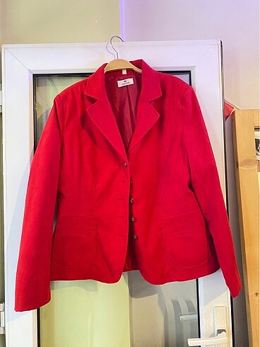 Kırmızı blazer ceket