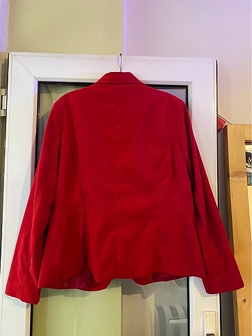 l Beden kırmızı Renk Kırmızı blazer ceket