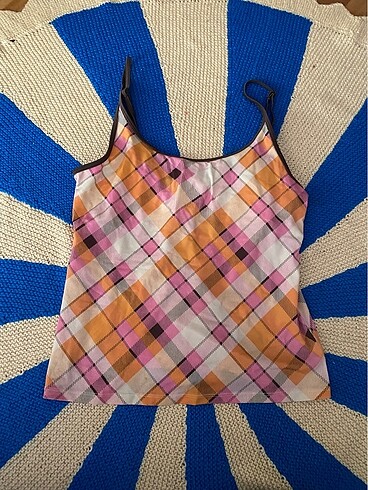 American Vintage Y2k ekoseli tankini