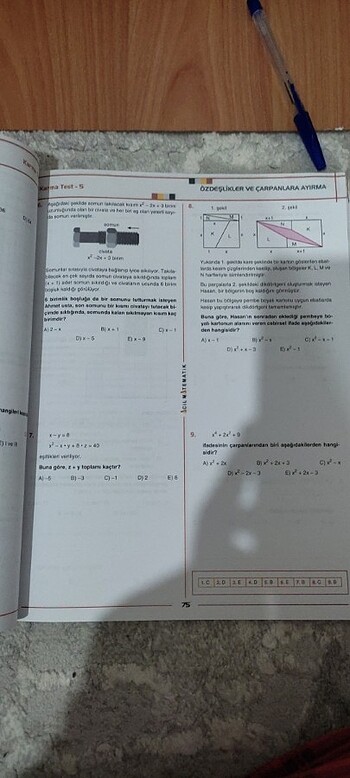  Beden Renk acil matematik fasikül