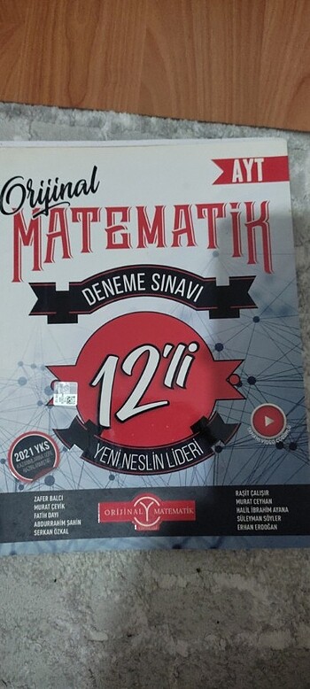  orijinal ayt matematik deneme