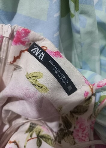 xs Beden zara yirtmaçlı elbise