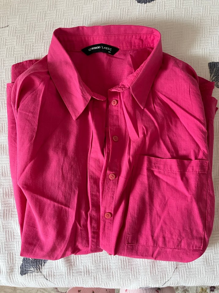 Keten Kadın Gömlek - Görsel 2