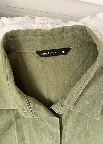 Kadın Keten Gömlek - Görsel 2