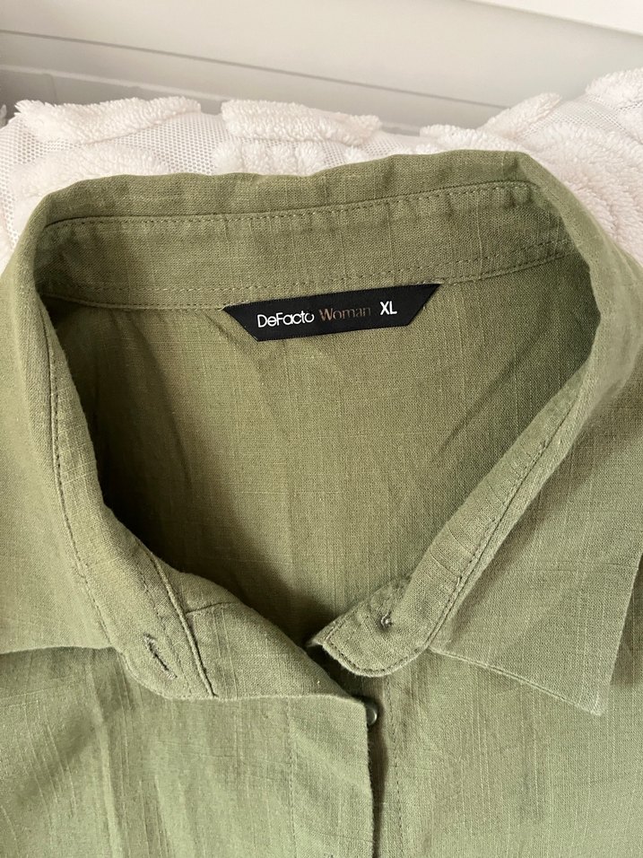 Kadın Keten Gömlek - Görsel 2