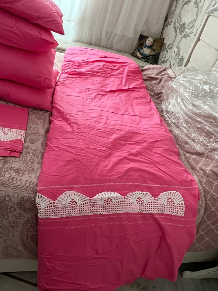 Kaneviçe Dantel Yatak seti - Görsel 3