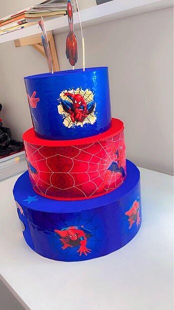  Beden Spiderman yapay pasta