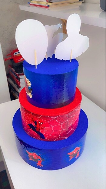  Beden lacivert Renk Spiderman yapay pasta