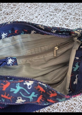 Kipling Renkli Baskılı Kadın Omuz Çantası