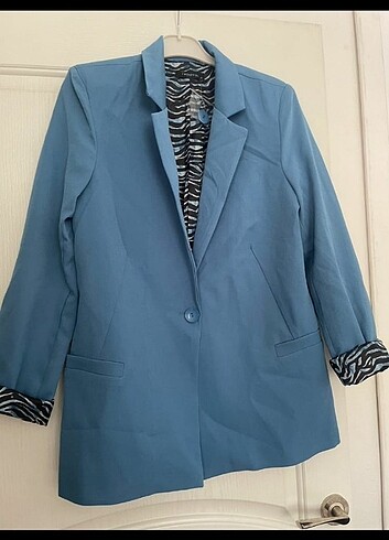 Mavi Blazer Ceket
