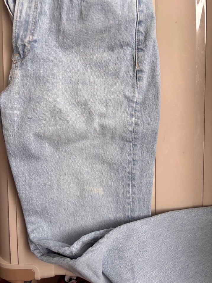 Straight Fit açık mavi jean - Görsel 2