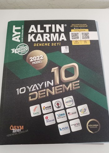 Altın Karma 2022 Model 10 Deneme Seti