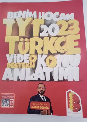 derece öğrencisinden notlu benim hocam tyt Türkçe konu kitabı