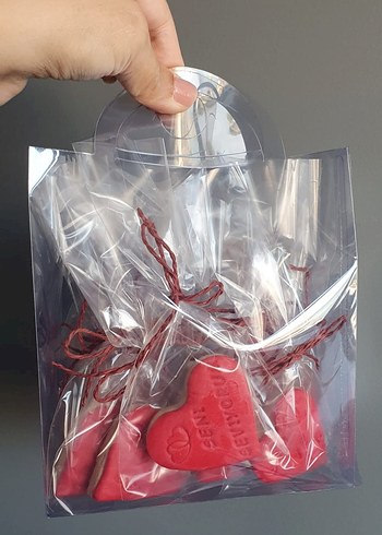 Kırmızı Kalp Şeklinde Hediyelikler - Görsel 5