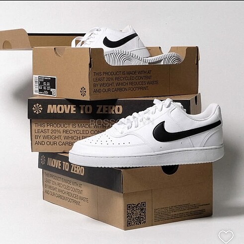 45 Beden beyaz Renk COURT VISION LO NN Beyaz Erkek Sneaker DH2987-101