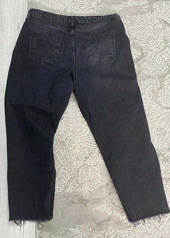 Trendyol & Milla Gri Kadın Denim Midi Boy Bol Kesim Jean
