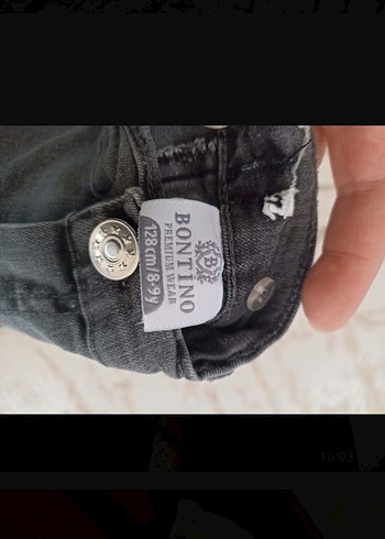 8 Yaş Beden Bontino çocuk erkek Jeans kot pantolon