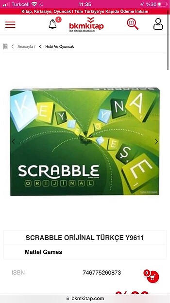 Scrabble oyun