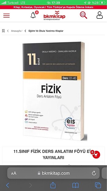 11 . Sınıf eis fizik ders anlatım föyü
