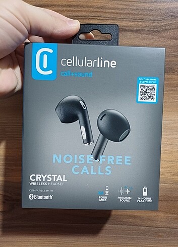Cellularline Cyristal 4 Mikrofonlu Kulaklık