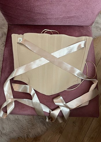 cnswoman saten ipli vizon korse büstiyer - Görsel 3