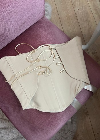 cnswoman saten ipli vizon korse büstiyer - Görsel 4