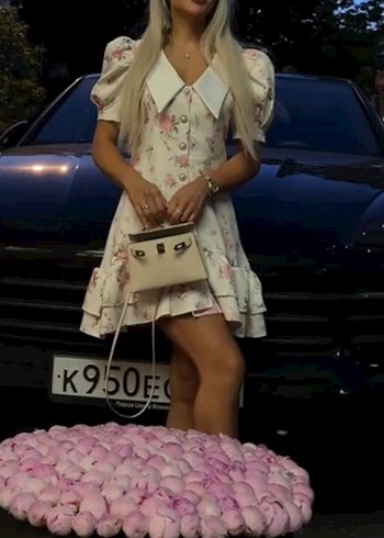 Diğer bebe yaka çiçekli rus butiğinden slavic elbise