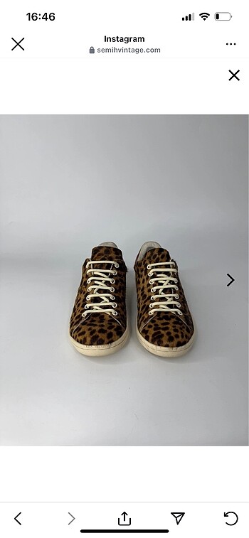37 Beden kahverengi Renk isabel marant leopar sneaker