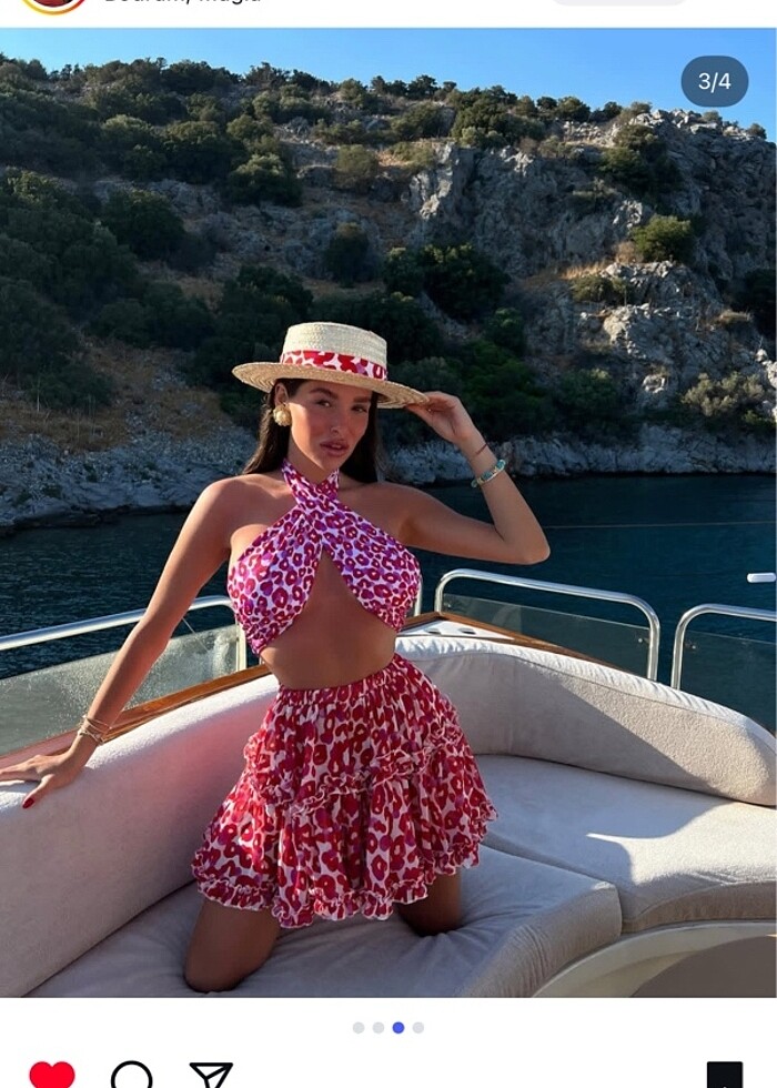 Gigii's pembe leopar mayokini - Görsel 3